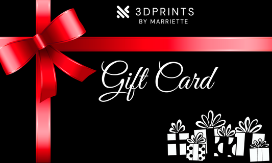 3D Prints by Marriette Gift Card